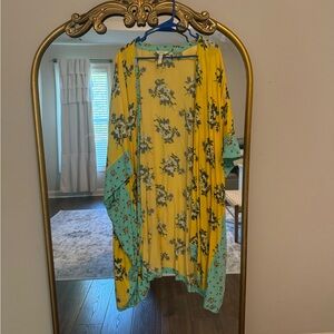 Matilda Jane yellow floral kimono- size xl/xxl